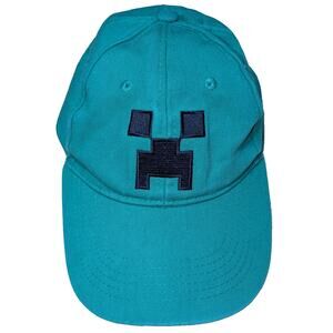 Minecraft Embroidered Creeper Cap Hat Snapback Youth Green Gaming Gamer JINX